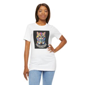 Coffee-Holic Rainbow Cat Tee Unisex T Shirt