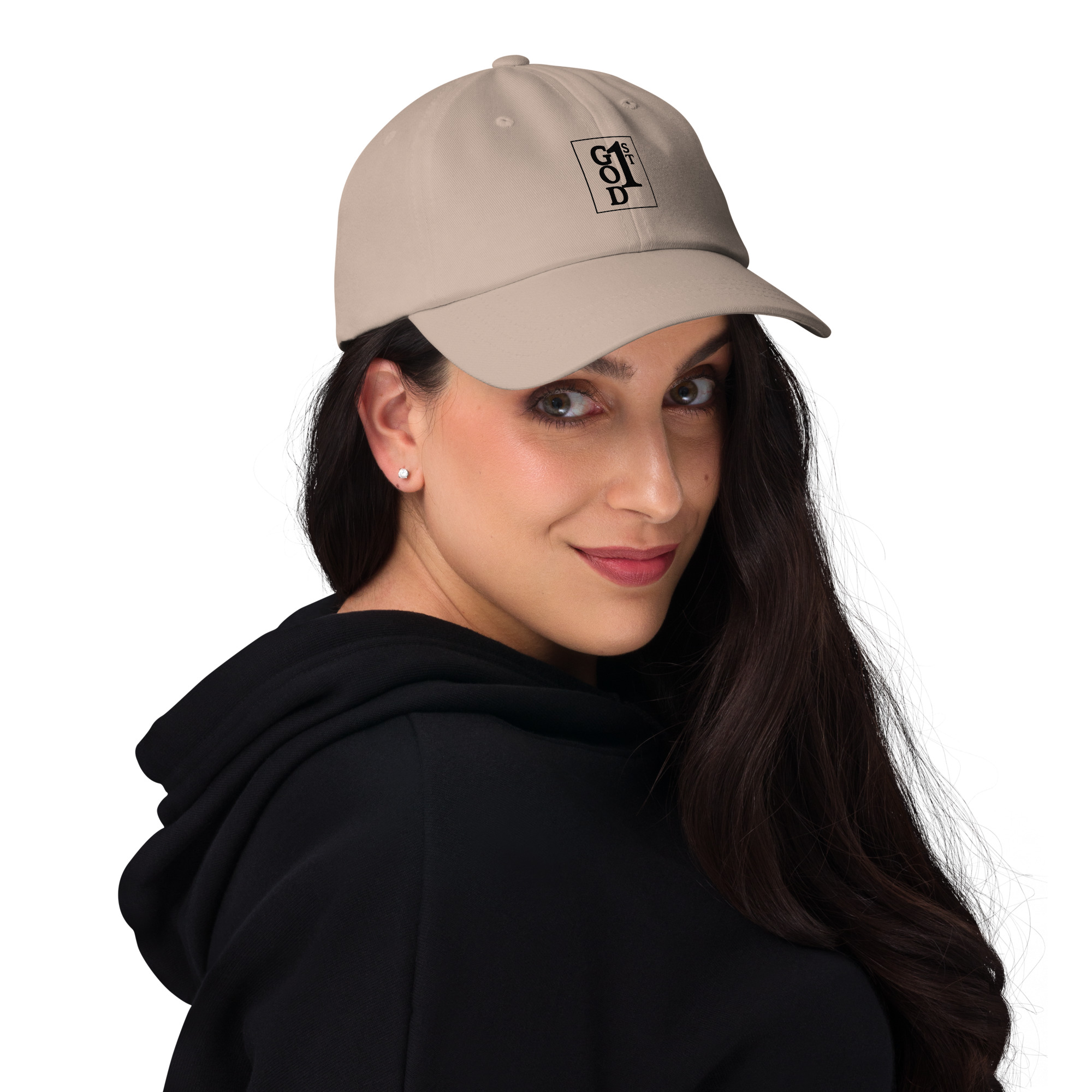 God First Christian Faith Hat Inspirational Hat for Men & Women Adjustable Hat - Image 2